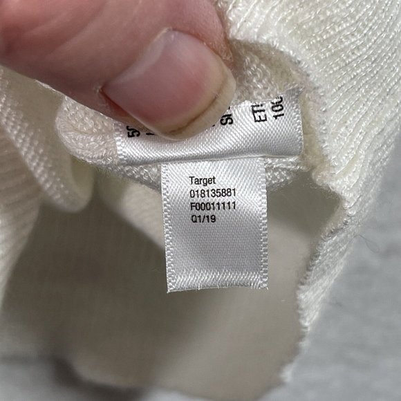 A New Day Womens Pullover VNeck Sweater Size XL White Long Sleeve Lightweight - Picture 9 of 9